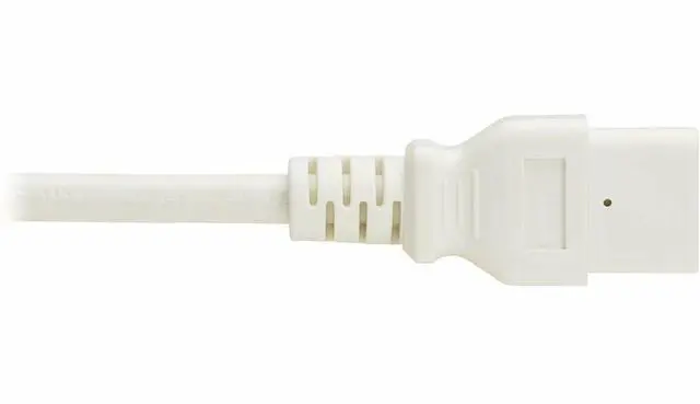 Alt view image 4 of 7 - Eaton Tripp Lite Series Power Cord, C14 to C21 - Heavy-Duty, 15A, 250V, 14 AWG, 3 ft. (0.9 m), White - For Computer, Server, UPS, PDU, Switch, Rack, Network Device, Blade Server, Router, Network Switc