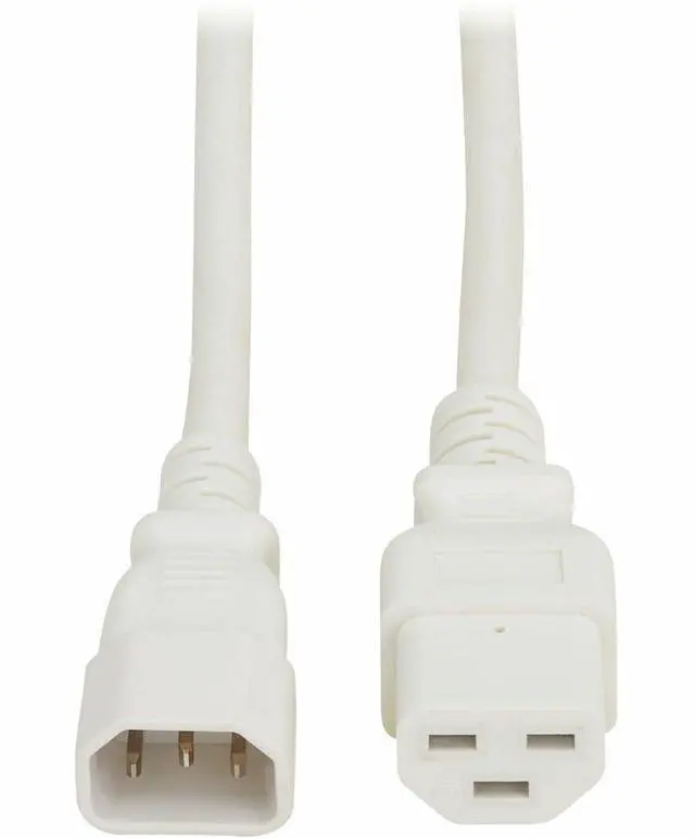 Alt view image 7 of 7 - Eaton Tripp Lite Series Power Cord, C14 to C21 - Heavy-Duty, 15A, 250V, 14 AWG, 3 ft. (0.9 m), White - For Computer, Server, UPS, PDU, Switch, Rack, Network Device, Blade Server, Router, Network Switc