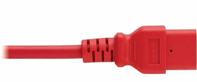 Alt view image 3 of 7 - Eaton Tripp Lite Series Power Cord, C14 to C21 - Heavy-Duty, 15A, 250V, 14 AWG, 4 ft. (1.2 m), Red - For Computer, Server, UPS, PDU, Switch, Rack, Network Device, Blade Server, Router, Network Switch