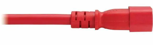 Alt view image 5 of 7 - Eaton Tripp Lite Series Power Cord, C14 to C21 - Heavy-Duty, 15A, 250V, 14 AWG, 4 ft. (1.2 m), Red - For Computer, Server, UPS, PDU, Switch, Rack, Network Device, Blade Server, Router, Network Switch