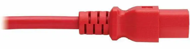 Alt view image 6 of 7 - Eaton Tripp Lite Series Power Cord, C14 to C21 - Heavy-Duty, 15A, 250V, 14 AWG, 4 ft. (1.2 m), Red - For Computer, Server, UPS, PDU, Switch, Rack, Network Device, Blade Server, Router, Network Switch