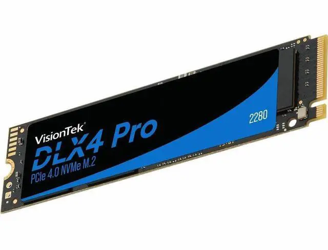 Alt view image 4 of 6 - VisionTek  1 TB DLX4 Pro Solid State Drive - M.2 2280 Internal - PCI Express NVMe PCI Express NVMe 4.0 x4 Model 901709
