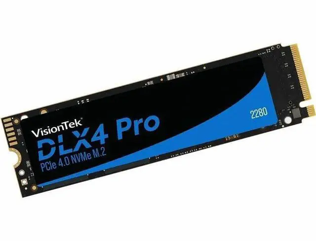 Alt view image 6 of 6 - VisionTek  1 TB DLX4 Pro Solid State Drive - M.2 2280 Internal - PCI Express NVMe PCI Express NVMe 4.0 x4 Model 901709