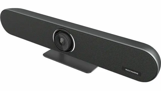 Alt view image 6 of 7 - ROCWARE RB10 Video Conferencing Camera - 20 Megapixel - 30 fps - USB 3.0 Type C - 4K - 3840 x 2160 Video - CMOS Sensor - Adjustable Focus - 120° Angle - Table Mount, Wall - 5x Digital Zoom - M