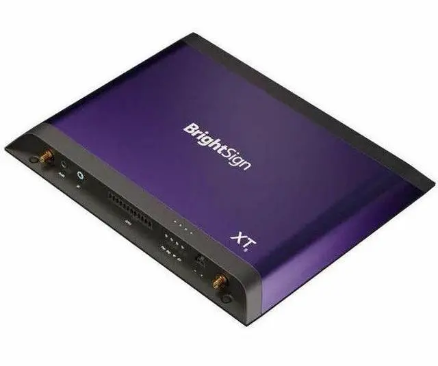 Alt view image 3 of 6 - BrightSign XT245 Ultra-Thin 8K Digital Signage Player  3D Graphics, High Frame Rate, Gb Ethernet, HDMI