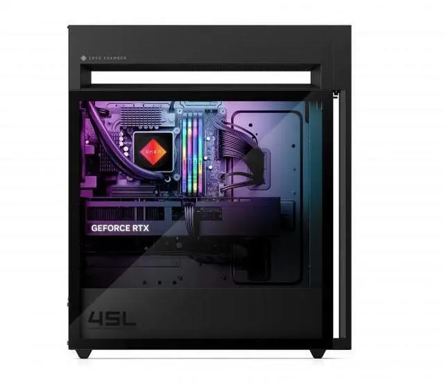 Alt view image 7 of 15 - HP OMEN 45L GT22-3090 Gaming PC, Intel Core Ultra 9 285K 3.2GHz Processor; NVIDIA GeForce RTX 5090 32GB GDDR7; Kingston FURY 64GB DDR5-5600 XMP RGB Heatsink RAM; 2TB NVMe SSD