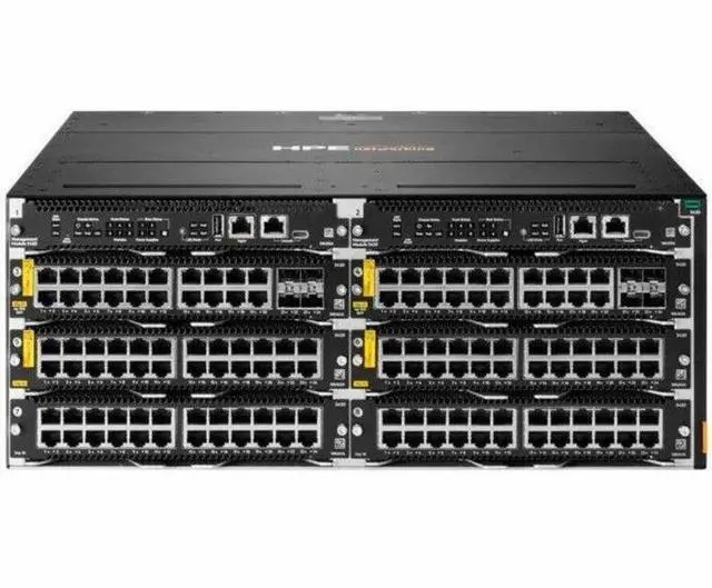 Alt view image 3 of 3 - Aruba CX 5420 Switch Chassis - 20 Ports - Manageable - Gigabit Ethernet, 10 Gigabit Ethernet - 1000Base-T, 10GBase-LRM - 3 Layer Supported - Modular - 1600 W Power Consumption - Optical Fiber, Twisted