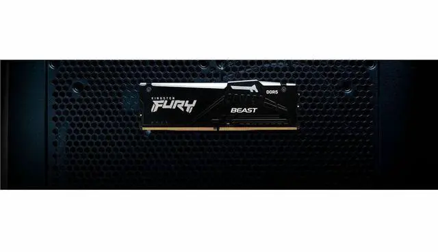 Alt view image 4 of 13 - Kingston FURY Beast RAM Module - For Motherboard - 32 GB (1 x 32GB) - RGB - DDR5-5200/PC5-41600 DDR5 SDRAM - 5200 MHz Single-rank Memory - CL40 - 1.25 V - Non-ECC - Unbuffered - 288-pin - DIMM - Lifet