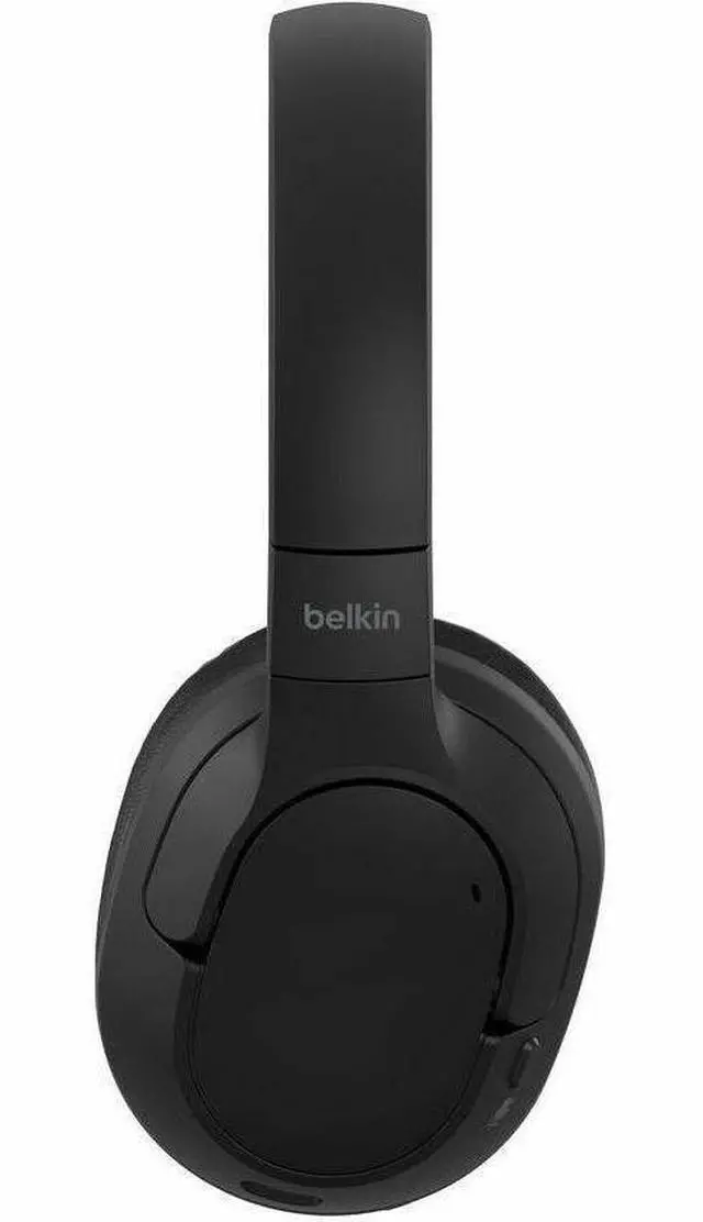 Alt view image 7 of 13 - Belkin SoundForm Surround Wireless Over-Ear Headphones - Black