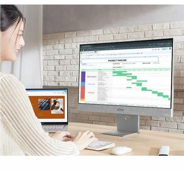 Alt view image 3 of 15 - Asus ZenScreen MS32UC 32" Class 4K UHD Smart LED Monitor - 16:9 - Silver - 31.5" Viewable - In-plane Switching (IPS) Technology - LED Backlight - 3840 x 2160 - 1073.7 Million Colors (10-bit)