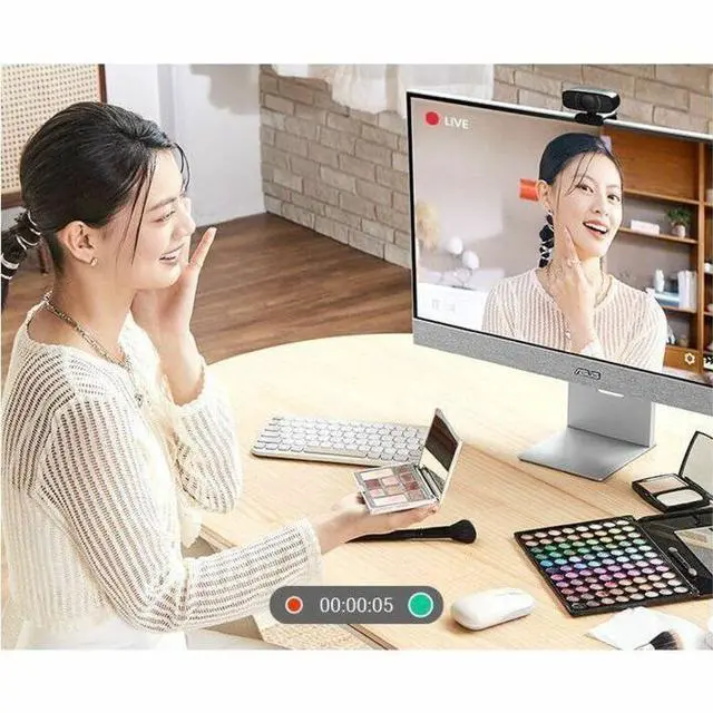 Alt view image 5 of 15 - Asus ZenScreen MS32UC 32" Class 4K UHD Smart LED Monitor - 16:9 - Silver - 31.5" Viewable - In-plane Switching (IPS) Technology - LED Backlight - 3840 x 2160 - 1073.7 Million Colors (10-bit)
