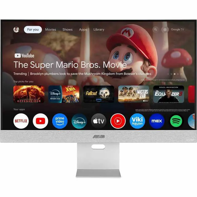 Alt view image 7 of 15 - Asus ZenScreen MS32UC 32" Class 4K UHD Smart LED Monitor - 16:9 - Silver - 31.5" Viewable - In-plane Switching (IPS) Technology - LED Backlight - 3840 x 2160 - 1073.7 Million Colors (10-bit)