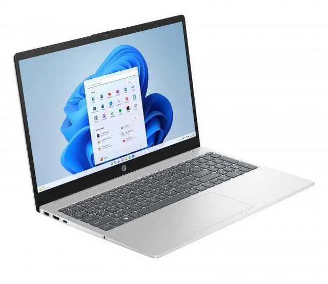 Alt view image 2 of 5 - HP 15.6" FHD IPS Intel Core i7-1255U 16GB RAM 512GB SSD Natural Silver - Intel Core i7-1255U Deca-core - 15.6" 1920 x 1080 anti-glare display - 16 GB DDR4 RAM - 512 GB PCIe NVMe M.2 SSD - HP
