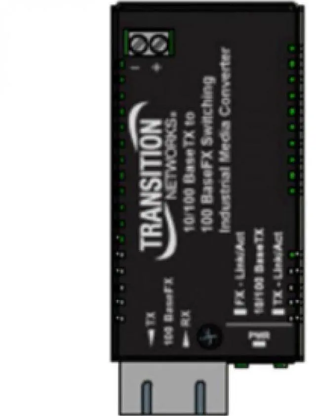 Alt view image 4 of 6 - Transition Networks Hardened Mini Fast Ethernet Media Converter