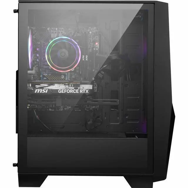 Alt view image 3 of 5 - MSI Codex R2 14th Codex R2 C14NUC5-423US Gaming Desktop Computer - Intel Core i5 14th Gen i5-14400F - 16 GB - 1 TB SSD - Black - Intel H610 Chip - Windows 11 Home - NVIDIA GeForce RTX 4060 - IEEE 802.