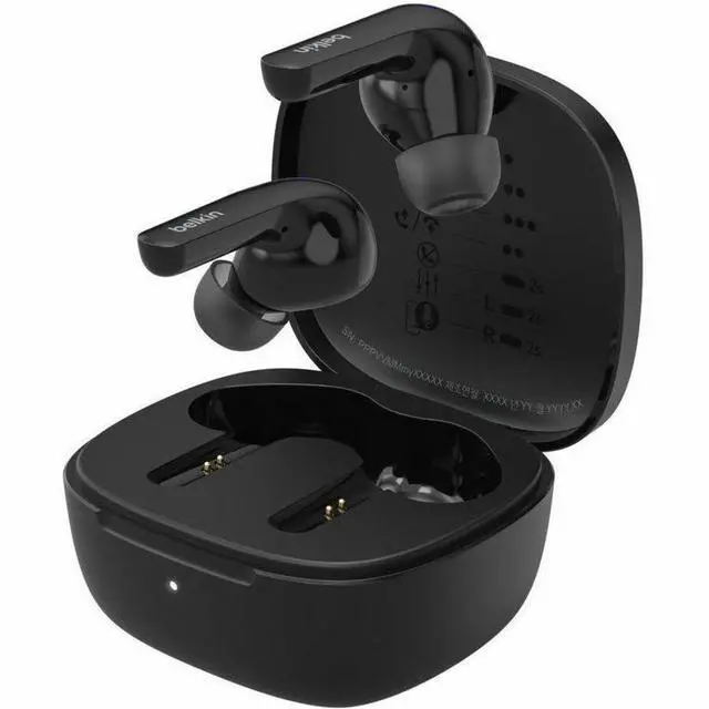 Alt view image 2 of 7 - Belkin SoundForm Motion2 True Wireless In-ear Earbuds - Black