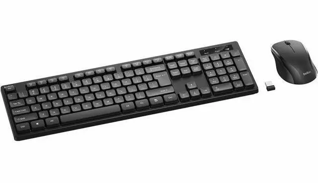 Alt view image 7 of 7 - Belkin Keyboard & Mouse - Wireless Keyboard - Wireless Mouse - Optical