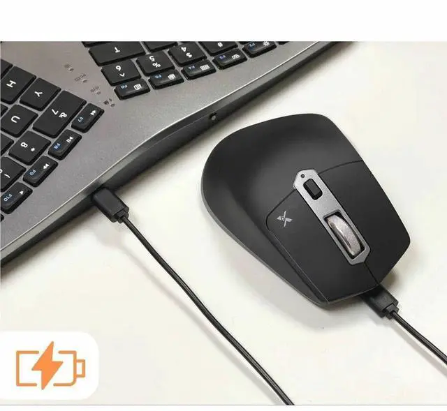 Alt view image 6 of 7 - Macally X9 Performance Keyboard and Mouse - Scissors Wireless Bluetooth/RF 2.40 GHz Keyboard - Wireless Bluetooth/RF Mouse - Compatible with Notebook, Computer, Desktop Computer for PC, Mac