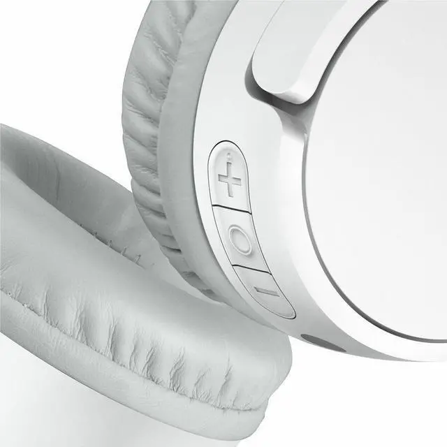 Alt view image 4 of 5 - Belkin AUD002btWTV3 SoundForm Mini Wireless On-Ear Headphones for Kids - White