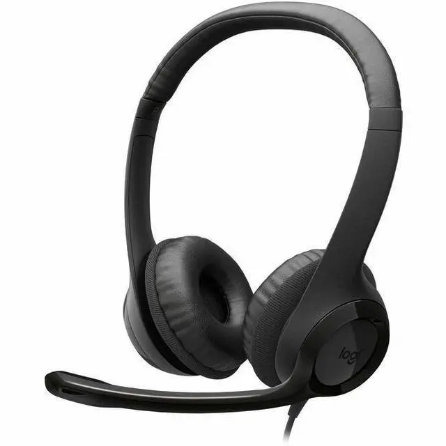 Main image of Logitech H390 USB Type C Noise Cancelling Computer Headset - Black