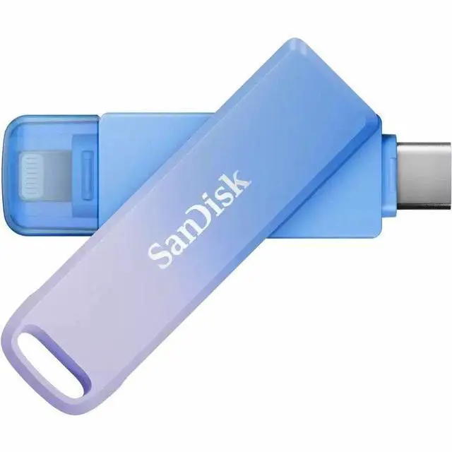 Alt view image 12 of 13 - SanDisk Creator Series 256GB USB Type-C and Lightning Phone Drive SDIXD0N-256G-GN6TP