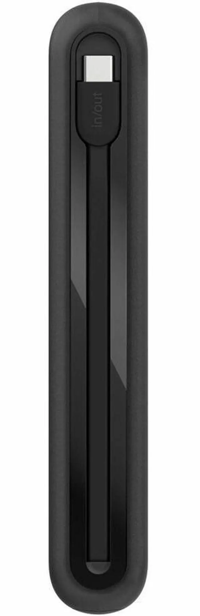 Alt view image 3 of 7 - Belkin BoostCharge Power Bank 20K With Integrated Cable - For Smartphone, iPhone, Tablet PC, iPad mini, iPad, iPad Pro - 20000 mAh - USB Type-C Connector - 2 x USB - Black