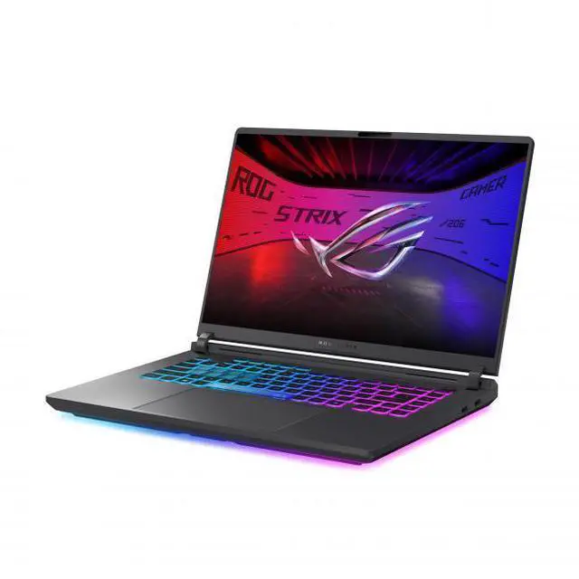 Alt view image 3 of 8 - ASUS ROG Strix G16 16" FHD+ WUXGA 165Hz IPS Gaming Notebook Intel Core i5-13450HX 16GB RAM 1TB SSD NVIDIA GeForce RTX 5050 Eclipse Gray