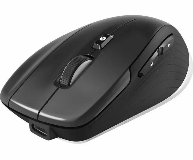 Alt view image 3 of 7 - 3Dconnexion CadMouse Compact Wireless - Designed for the Mobile CAD Specialist - Optical - Wireless - Bluetooth - 2.40 GHz - Rechargeable - 7200 dpi - 7 Button(s) - 5 Programmable Button(s)
