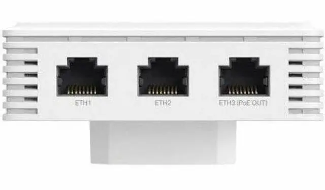 Alt view image 3 of 12 - TP-Link Omada EAP725-WALL Dual Band Wi-Fi 7 IEEE 802.11 a/b/g/n/ac/ax/be 3.49 Gbit/s Wireless Access Point - 2.40 GHz, 5 GHz - MIMO Technology - Multi User MIMO - 4 x Network (RJ-45) - 2.5 Gigabit Eth