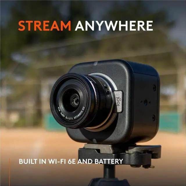 Alt view image 2 of 7 - Logitech Mevo Core Wireless Live Streaming Camera, 4K Video Camera With Interchangeable Lens, Multicam Ready, Intuitive App Control - 4K - 3840 x 2160 Video - CMOS Sensor - Auto-focus - Microphone - W