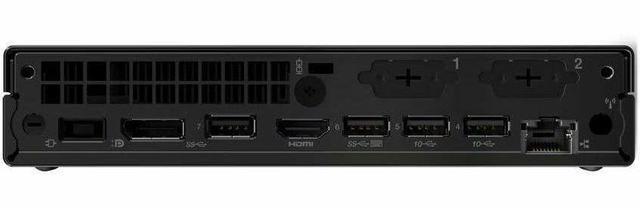 Alt view image 4 of 7 - Lenovo ThinkCentre M90q Gen 5 12TH000MUS Desktop Computer - Intel Core i9 14th Gen i9-14900 - vPro Technology - 64 GB - 1 TB SSD - Tiny - Black - Intel Q670 Chip - Windows 11 Pro - Intel UHD Graphics