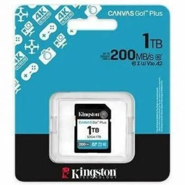 Alt view image 5 of 7 - Kingston SDXC Canvas Go Plus (SDG4) Flash Memory Card 1TB