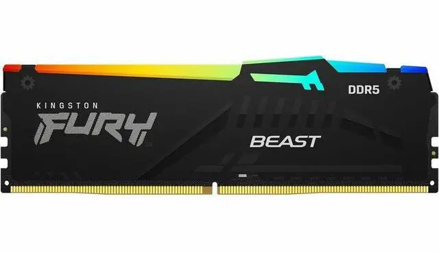 Alt view image 2 of 4 - Kingston FURY Beast 128GB (2 x 64GB) 288-Pin PC RAM DDR5 5600 (PC5 44800) Memory (Desktop Memory) Model KF556C36BBAK2-128