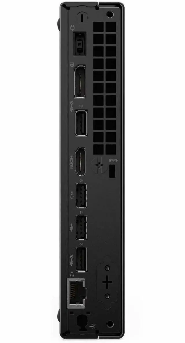 Alt view image 4 of 15 - Lenovo ThinkCentre neo 50q QC 13C8000YUS Desktop Computer - Snapdragon X X1-26-100 - 16 GB - 256 GB SSD - Tiny - Eclipse Black - Qualcomm Chip - Windows 11 Pro - Qualcomm Adreno GPU LPDDR5X - English