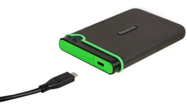 Alt view image 5 of 10 - Transcend StoreJet 25M3C 2 TB Portable Hard Drive - 2.5" External - Iron Gray - USB 3.1  TS2TSJ25M3C