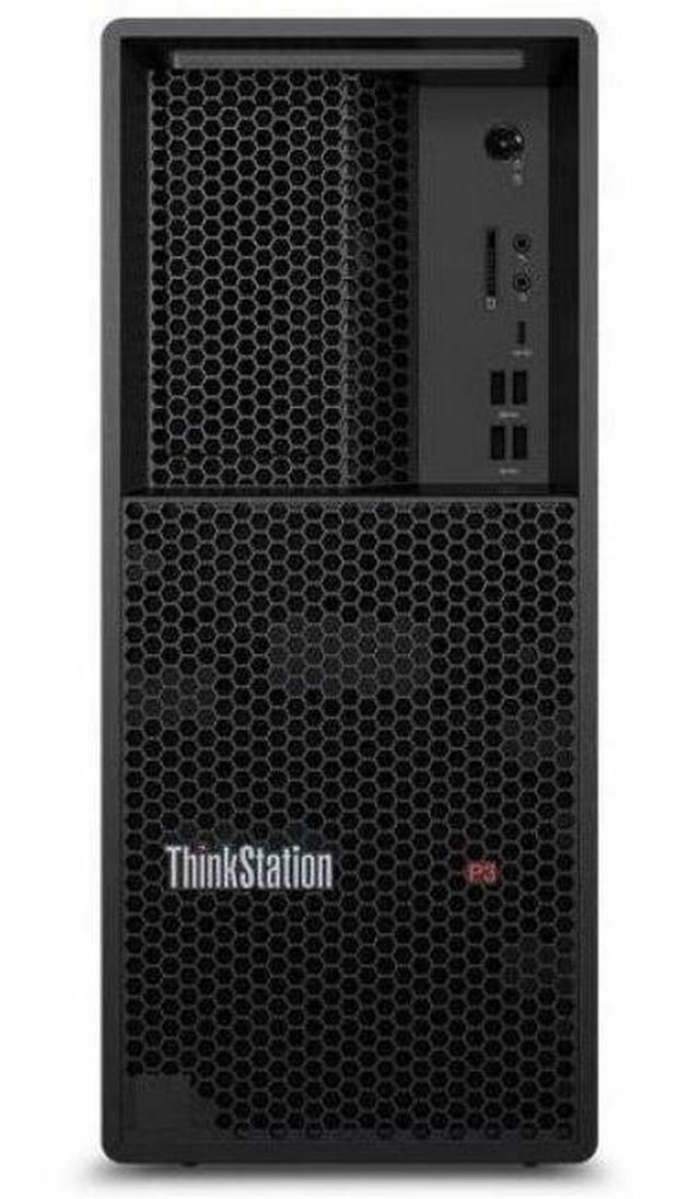 Alt view image 7 of 8 - Lenovo ThinkStation P3 30GS00E5US Workstation - 1 Core i9 14th Gen i9-14900K - 64 GB - 2 TB SSD - Windows 11 Pro - UHD Graphics 770 Graphics - Gigabit Ethernet - Wireless LAN