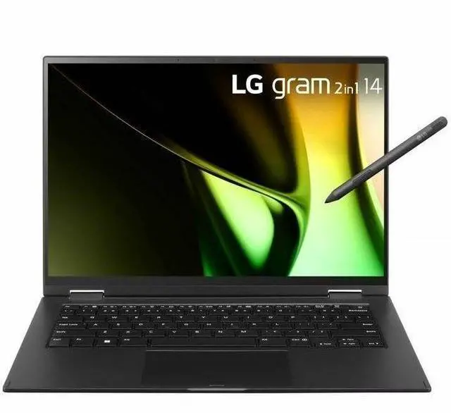 Alt view image 9 of 12 - LG gram 2-in-1 14" Laptop - Intel Evo Platform Intel Core Ultra 7 - 16GB RAM - 1TB SSD - Black