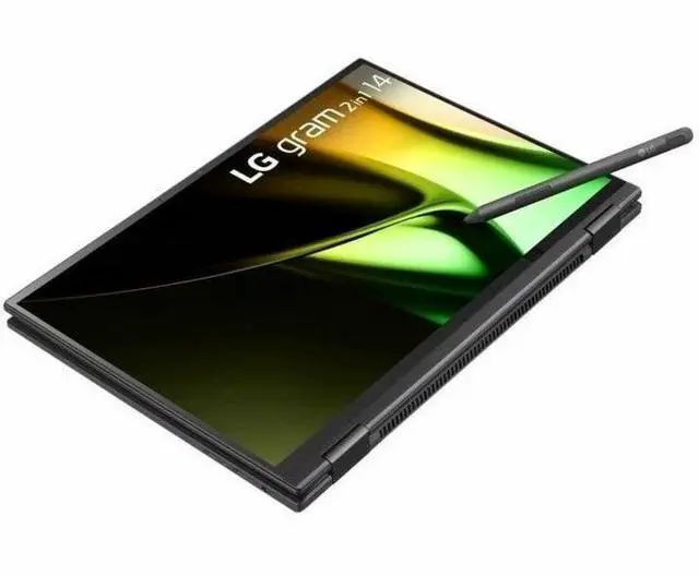 Alt view image 12 of 12 - LG gram 2-in-1 14" Laptop - Intel Evo Platform Intel Core Ultra 7 - 16GB RAM - 1TB SSD - Black