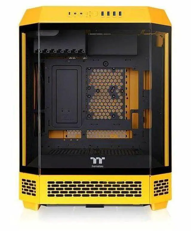 Alt view image 18 of 20 - Thermaltake The Tower 600 Bumblebee Mid Tower Chassis CA1Z100M4WN00
