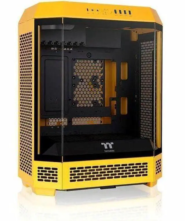 Alt view image 14 of 20 - Thermaltake The Tower 600 Bumblebee Mid Tower Chassis CA1Z100M4WN00