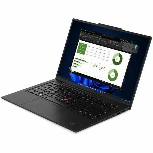 Alt view image 3 of 8 - Lenovo ThinkPad X1 Carbon Gen 12 21KC00A2US 14" Touchscreen Notebook  - Intel Core Ultra 7 155U - 16GB - 1TB SSD - Black Paint - Intel Chip -  Windows 11 Pro - Webcam - IEEE 802.11ax Wireless