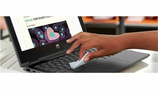 Alt view image 5 of 8 - HP Fortis G1i 14" Chromebook - Intel N150 - 4 GB - 32 GB Flash Memory - English Keyboard - Smart Buy - Intel Chip - 1366 x 768 - ChromeOS - Intel UHD Graphics