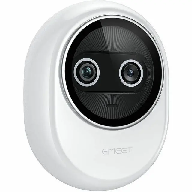 Alt view image 3 of 7 - EMEET Piko+ (White) - Dual-lens Webcam with one 4K 1/2.55" Sony Lens and one AI Assist Lens, Boosting color accuracy, face recognition, and 300ms fast focus. 3 MEMS Mics power 3 Voice Modes for M