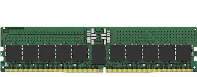 Main image of Kingston RAM Module - For Rack Server - 32 GB - DDR5-6400/PC5-51200 DDR5 SDRAM - 6400 MHz Dual-rank Memory - CL52 - 1.10 V - ECC - Registered - 288-pin - DIMM - Lifetime Warranty