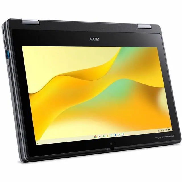 Alt view image 4 of 8 - Acer Chromebook Spin 511 R756T R756T-C7Q7 11.6" Touchscreen Convertible 2 in 1 Chromebook - HD - Intel N-Series N100 - 8 GB - 64 GB Flash Memory - English (US) Keyboard - Black - Intel Chip - 136