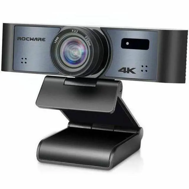 Main image of ROCWARE RC16 Webcam - 8.3 Megapixel - 30 fps - USB 3.0 Type C - 4K - 3840 x 2160 Video - CMOS Sensor - 110° Angle - 8x Digital Zoom - Microphone - For Chromebook - Windows 7, Windows 8.1, Wind