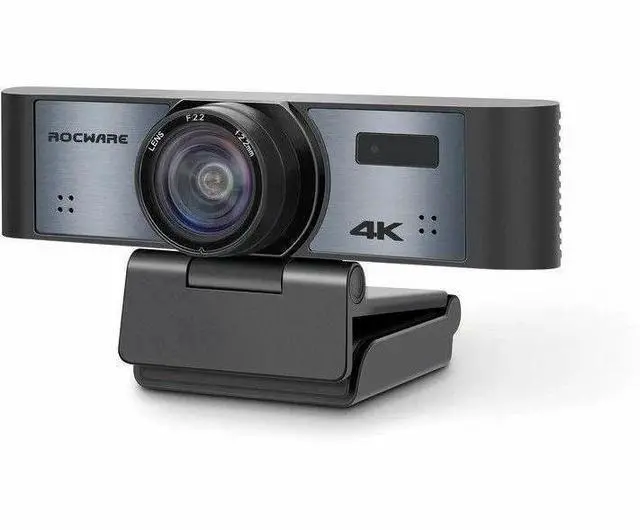 Alt view image 3 of 13 - ROCWARE RC16 Webcam - 8.3 Megapixel - 30 fps - USB 3.0 Type C - 4K - 3840 x 2160 Video - CMOS Sensor - 110° Angle - 8x Digital Zoom - Microphone - For Chromebook - Windows 7, Windows 8.1, Wind