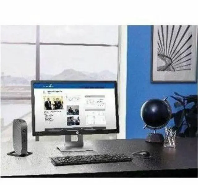 Alt view image 2 of 7 - HP Pro t550 Thin Client Celeron J6412 Quad-core (4 Core) 2 GHz - 4GB - 32GB Flash UHD Graphics - Gigabit Ethernet - IGEL OS - IEEE 802.11ax - Bluetooth 5.3 - DisplayPort - RJ-45 - 45W    A28Q1UT#ABA