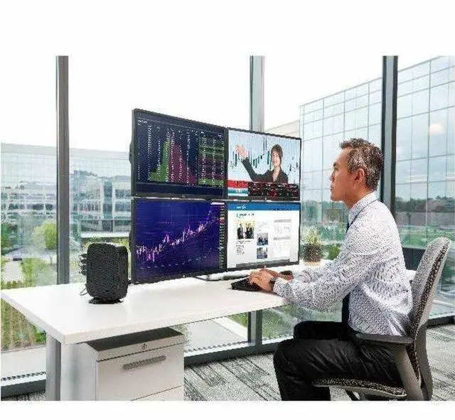 Alt view image 6 of 7 - HP Pro t550 Thin Client Celeron J6412 Quad-core (4 Core) 2 GHz - 4GB - 32GB Flash UHD Graphics - Gigabit Ethernet - IGEL OS - IEEE 802.11ax - Bluetooth 5.3 - DisplayPort - RJ-45 - 45W    A28Q1UT#ABA