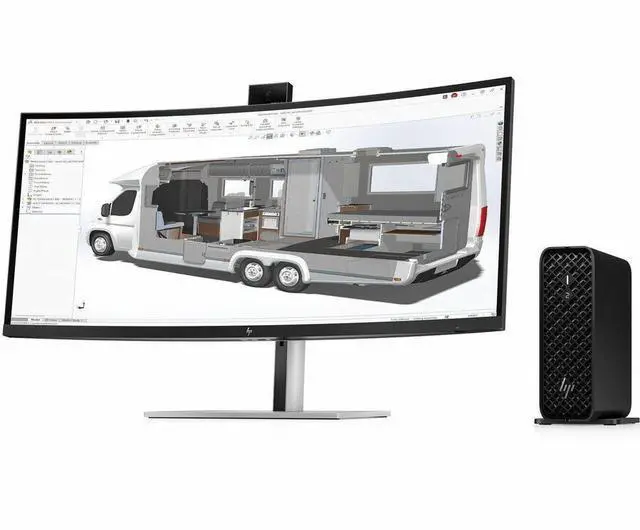 Alt view image 6 of 8 - HP Z2 Mini G1i Workstation - Intel Ultra 7 265 - 16GB - 512GB SSD - Intel W880 Chip - Windows 11 Pro - NVIDIA RTX A400 4 GB Graphics - Gigabit Ethernet - Wireless LAN  C0UM8UT#ABA